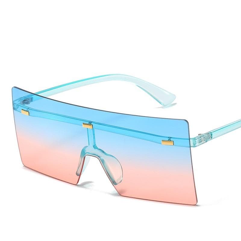 Fashion Sunglasses for Men Women Large Frame UV Protection Stylish Shades Outdoor Sports
