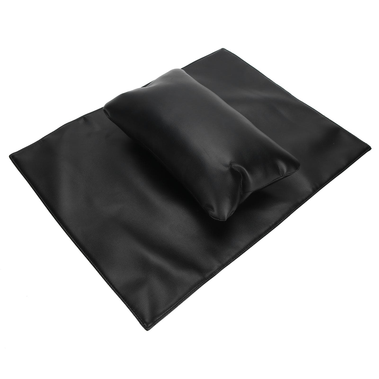 Nail Art Hand Pillow Waterproof Manicure Hand Holder Removable Nail Rest Cushion MatBlack black