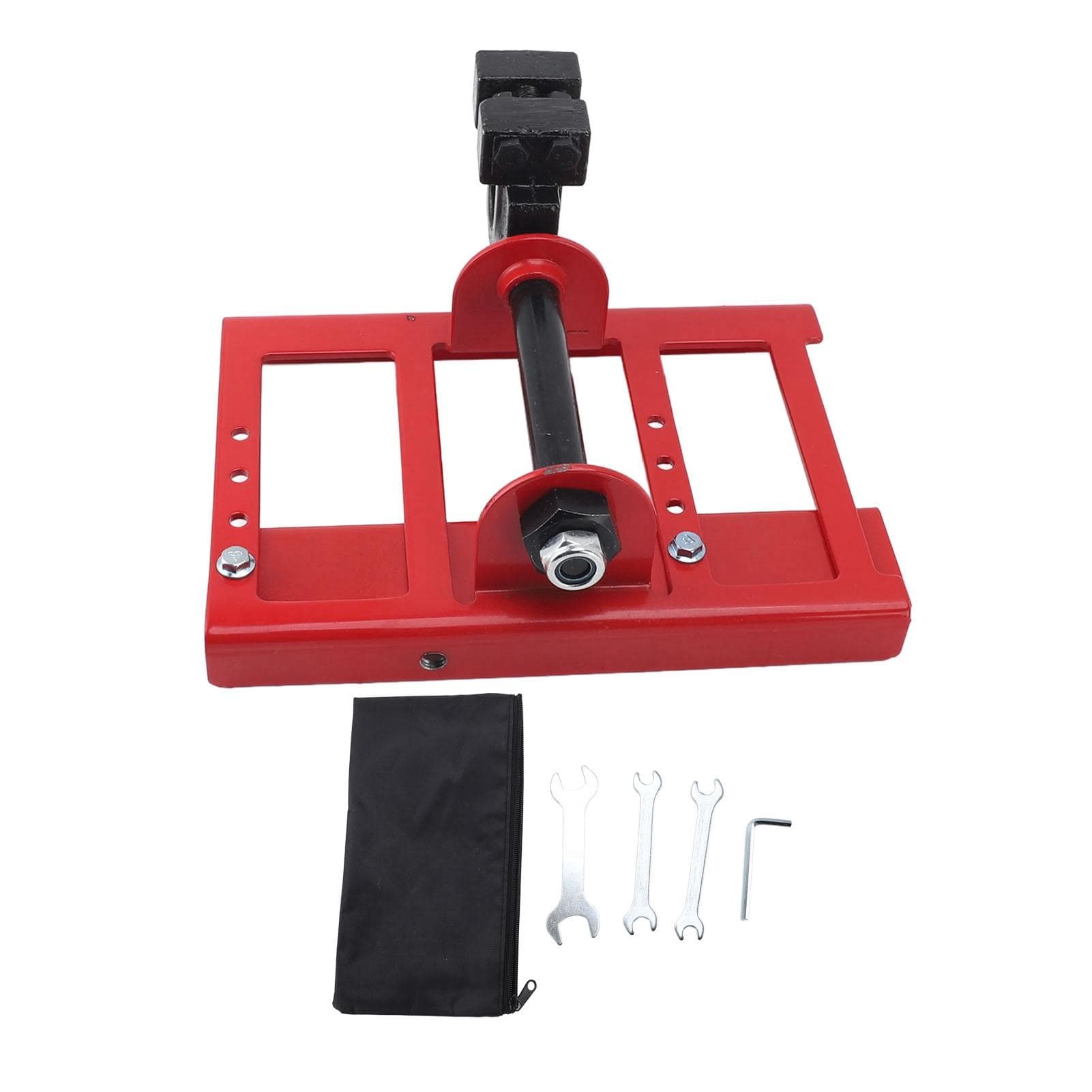 Vertical Chainsaw Mill Lumber Cutting Guide Portable Mini Sawmill Chainsaw Attachment Cut Guided red