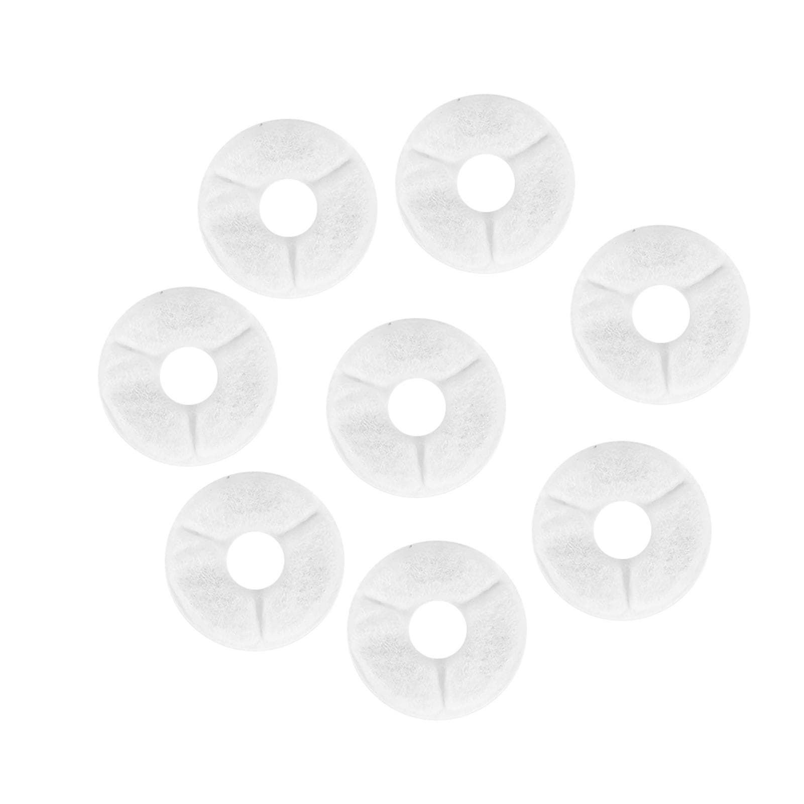 Activated Carbon Charcoal Filter Replacement for Pet Dog Water Fountain Automatic Drinker 8PCS