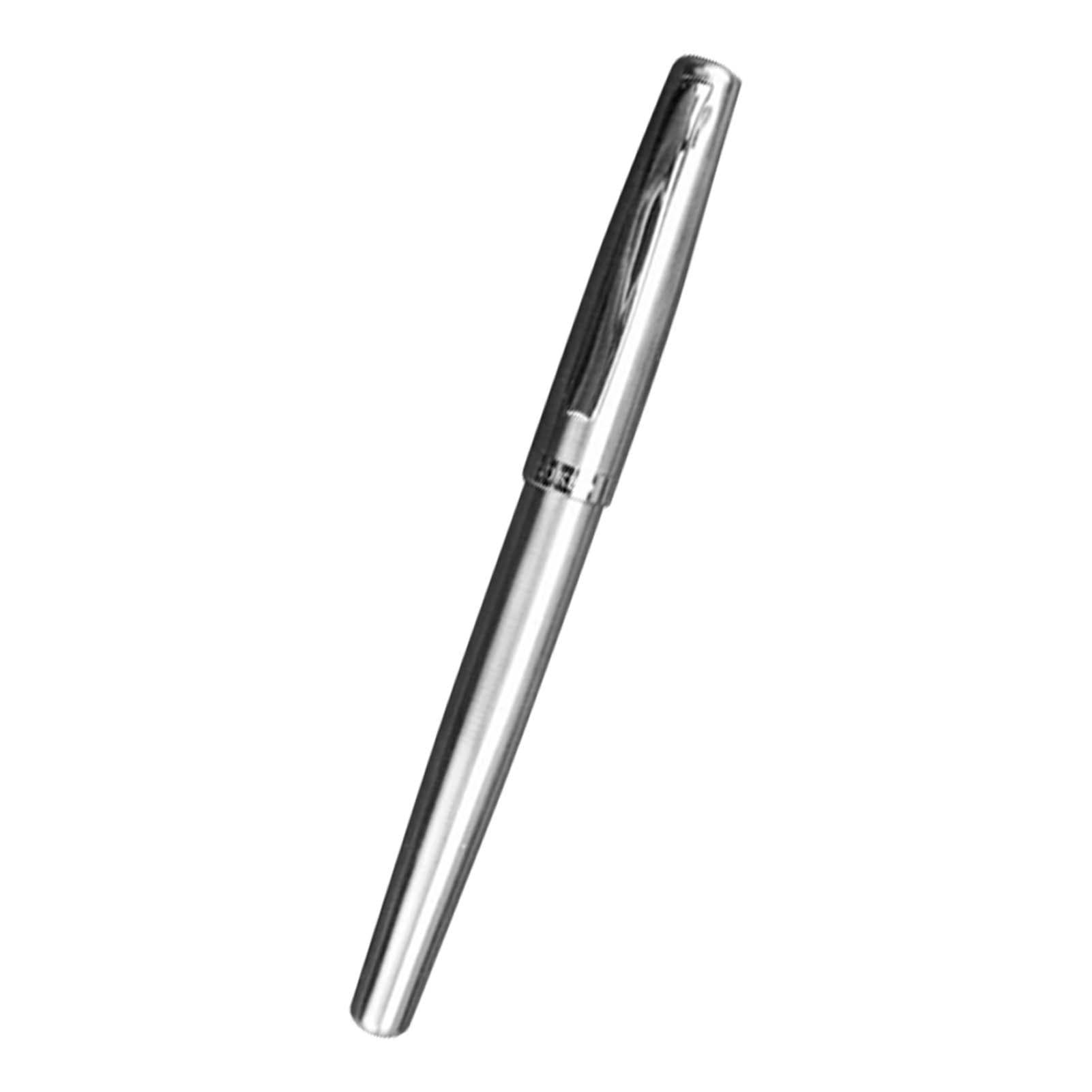 Stainless Steel Pen Writing Ball Point Pen Rollerball Pen Present for Business Meeting