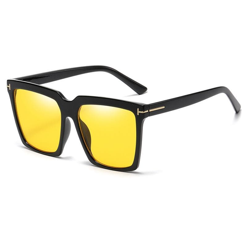 Fashion Oversized Square Sunglasses Women Brand Design UV4 Protection Large Gradient Female Glasses Lentes De Sol Mujer As picture