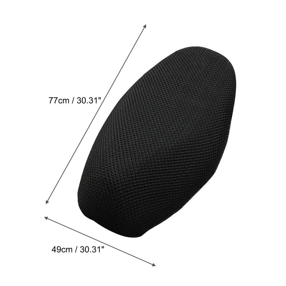 Motorcycle Seat Cover Sunscreen Cool Cushion Protector Sun Block Heat Insulation Mesh Pad XL