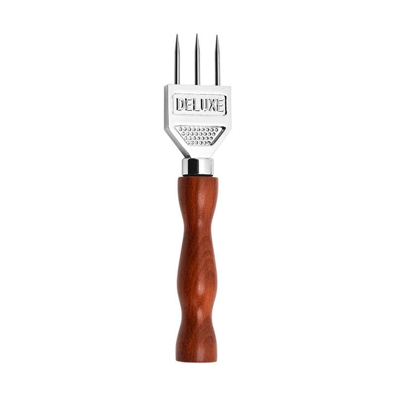 New Three-Prong Skull Ice Pick Stainless Steel Ice Chisel Crushed Barware Bartender Tools Bar Icicle Crusher Walnut Handle