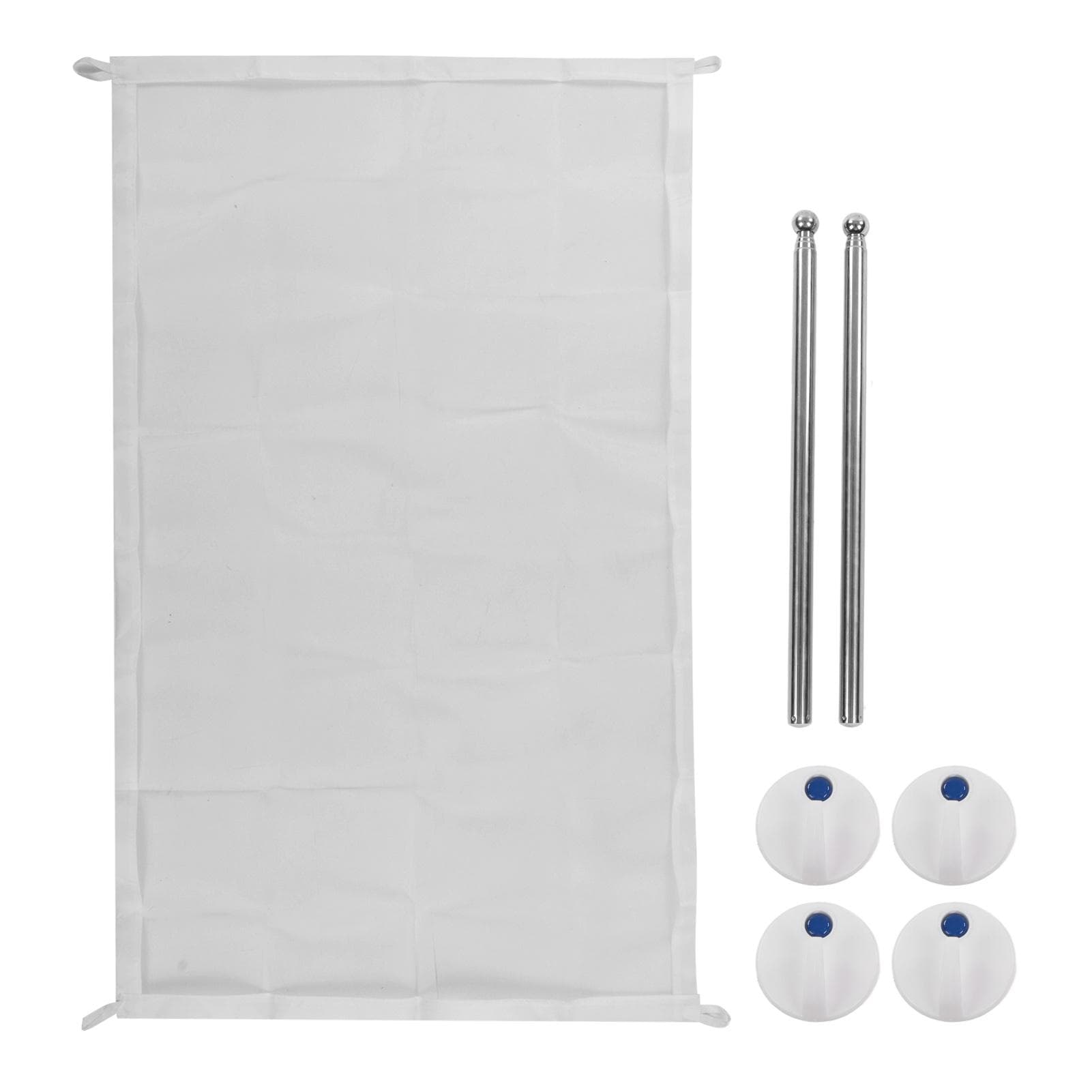 Dog Fence Indoor Isolation Gate Portable Safety Foldable Retractable Stair Dog Gate for Cat White 28.3 X 70.9in white