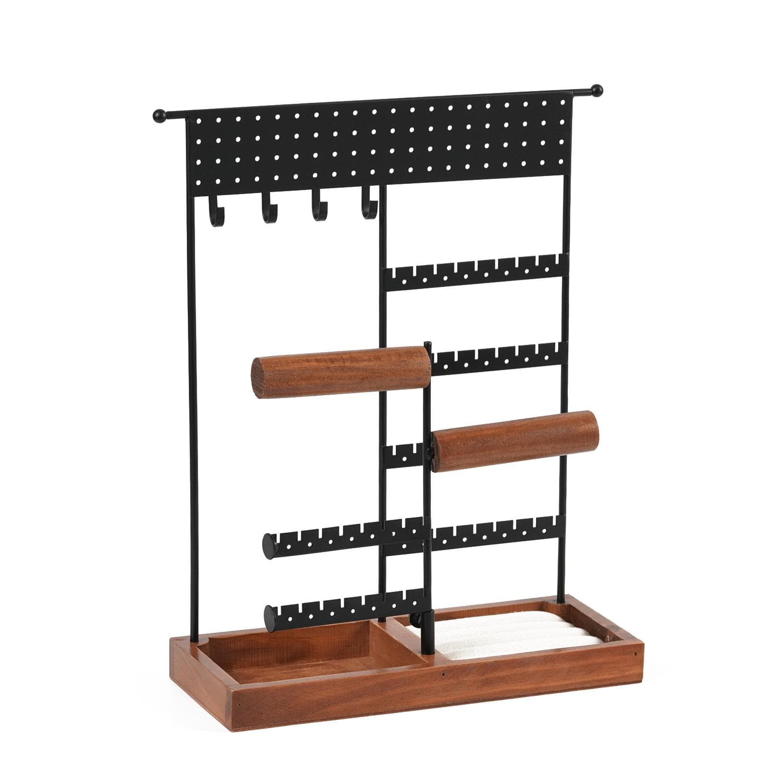 Jewelry Organizer Stand Durable Hanging Jewelry Holder Necklace Bracelet Display Rack for Home