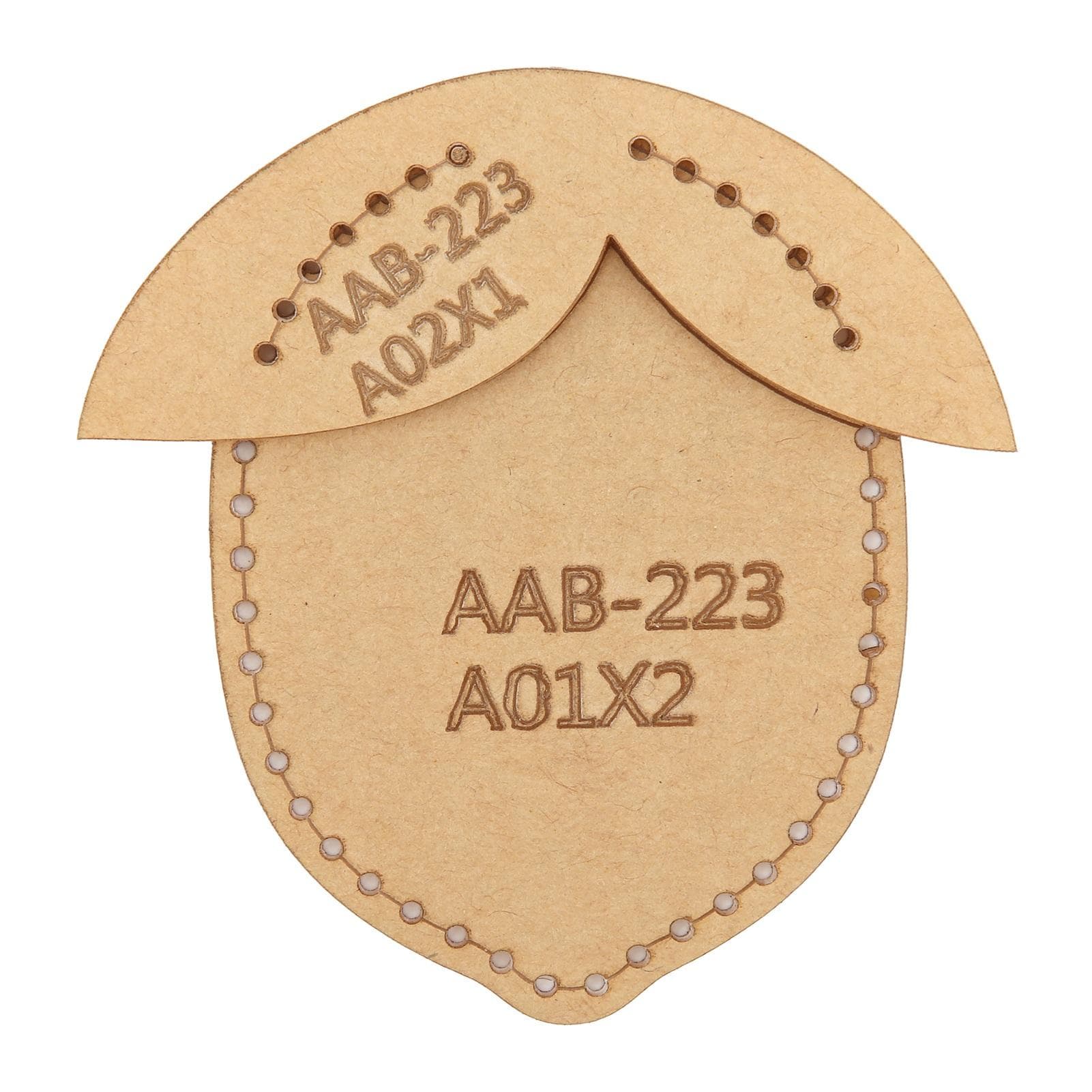 Acrylic Template Durable Transparent Clear DIY Keychain Pendant Stencil for Decorative Pendant