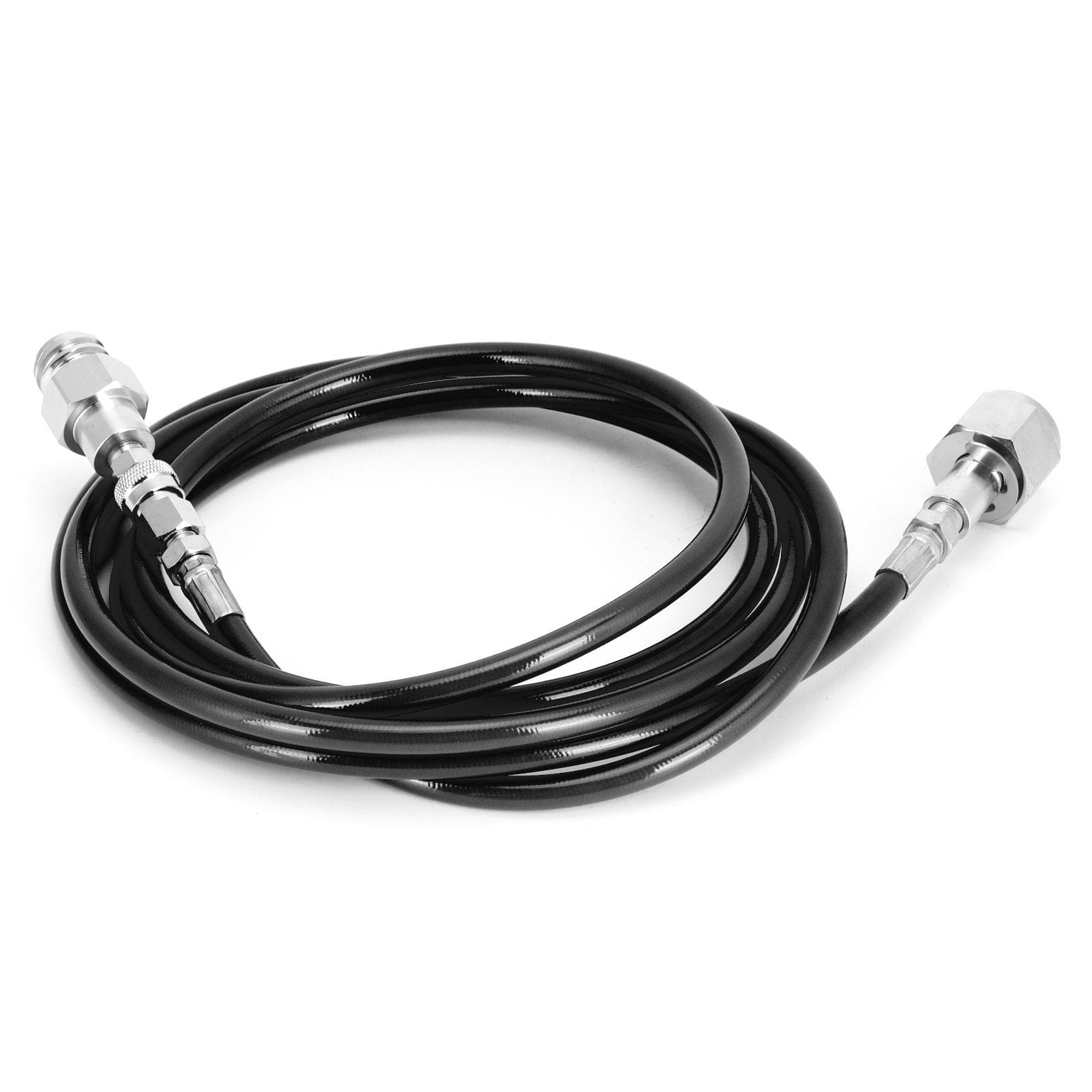 G5/8?14 2.5m External Soda Hose Universal CO2 Gas Cylinder Refilling Adapter Connector KitBlack