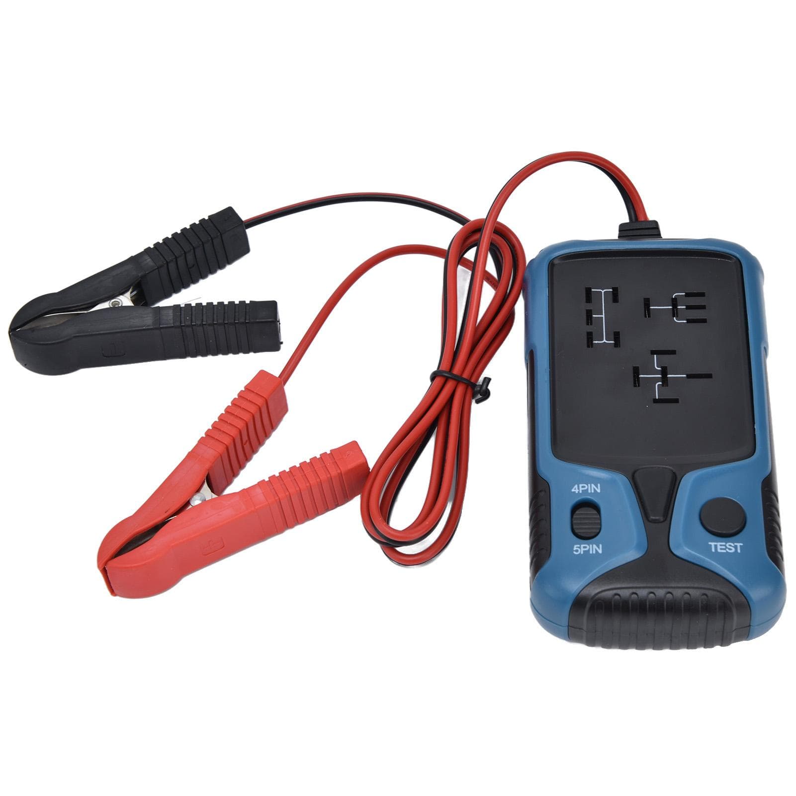 Relay Tester Multifunctional Portable High Temperature Resistant 12V Battery Car Relay black