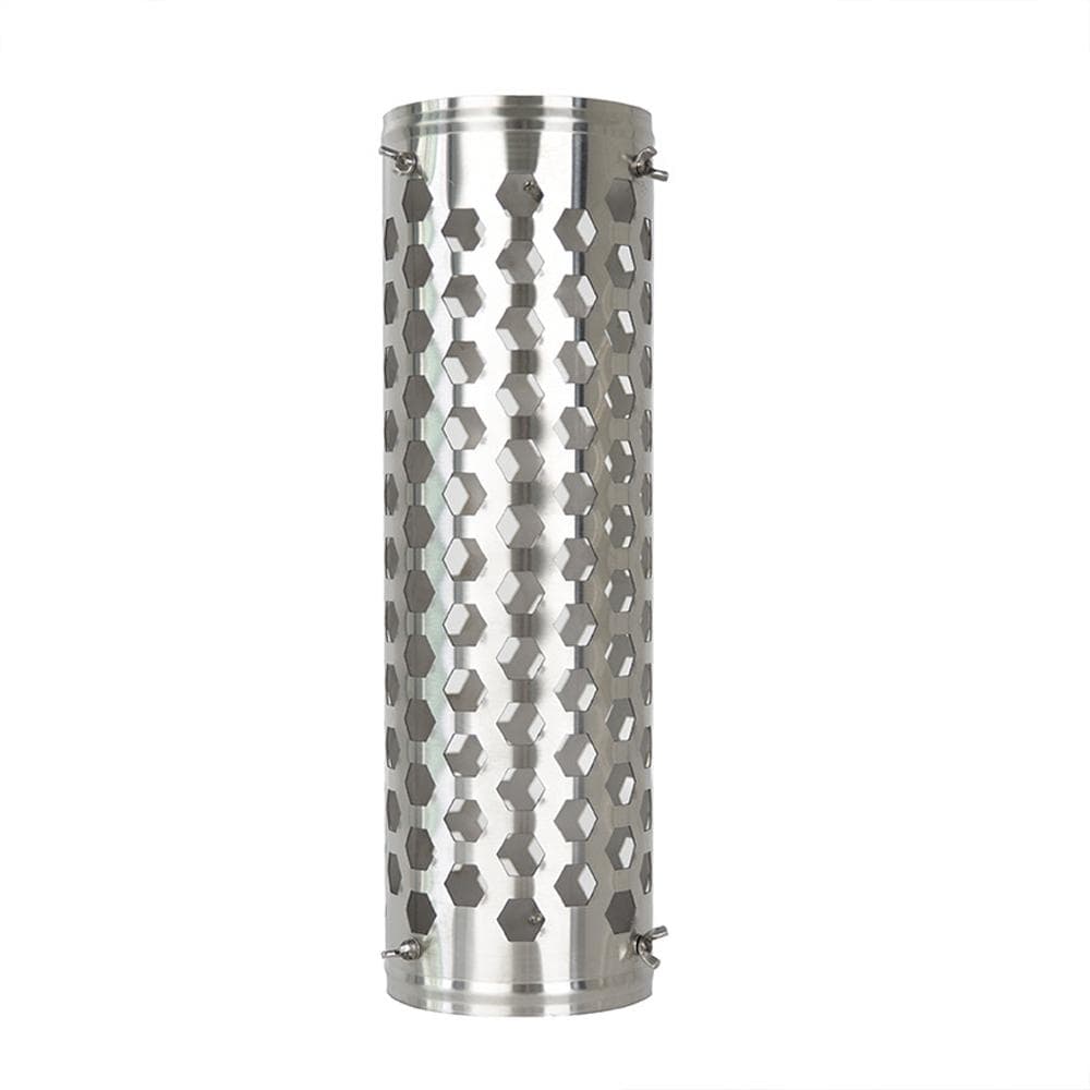 Stainless Steel Tent AntiScalding Chimney Tube Camping Firewood Stoves Chimney Heat Insulation Tube silver