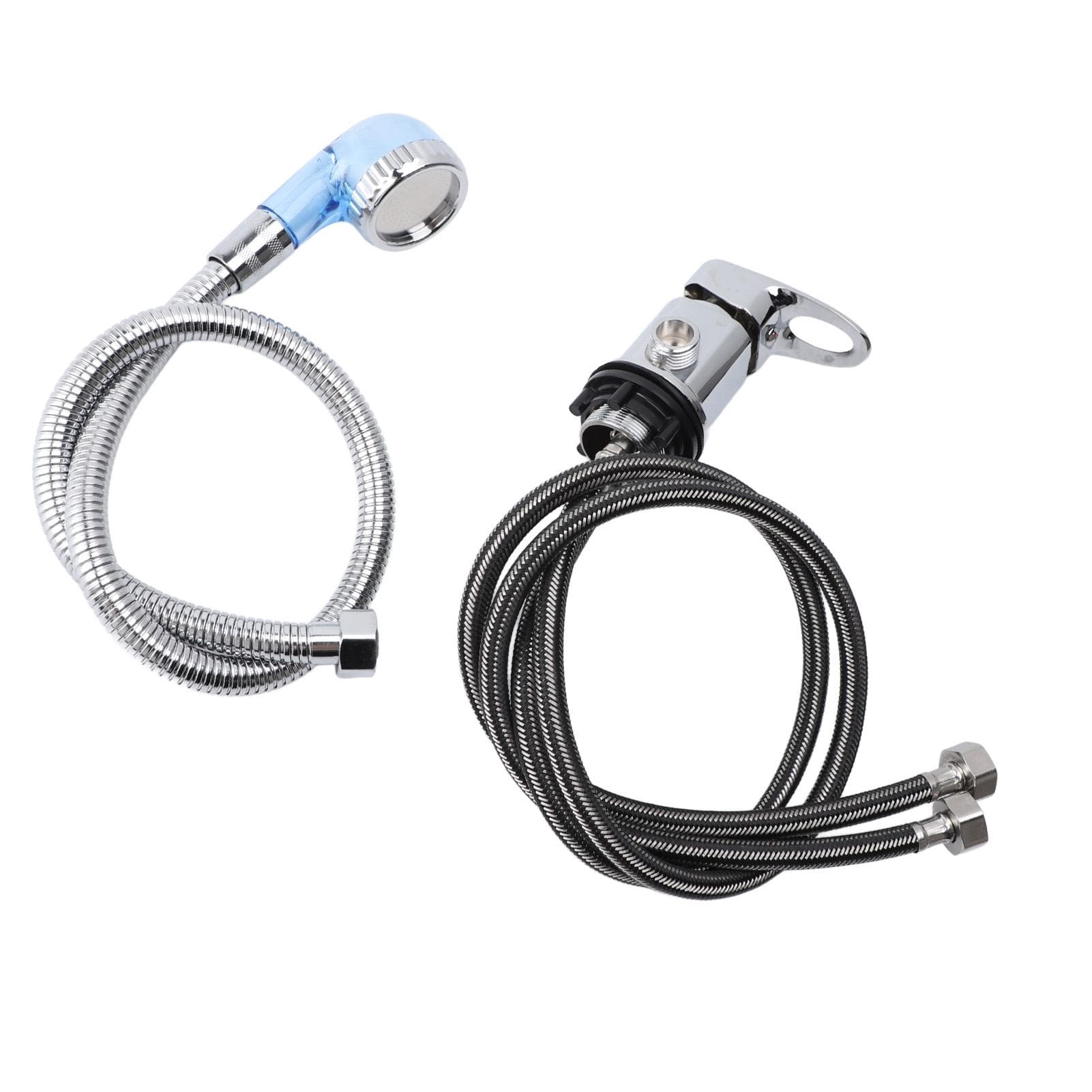 80cm Salon Shampoo Bowl Faucet 70cm Hose M Size Blue Sprayer Head Salon Sink Faucet Replacement