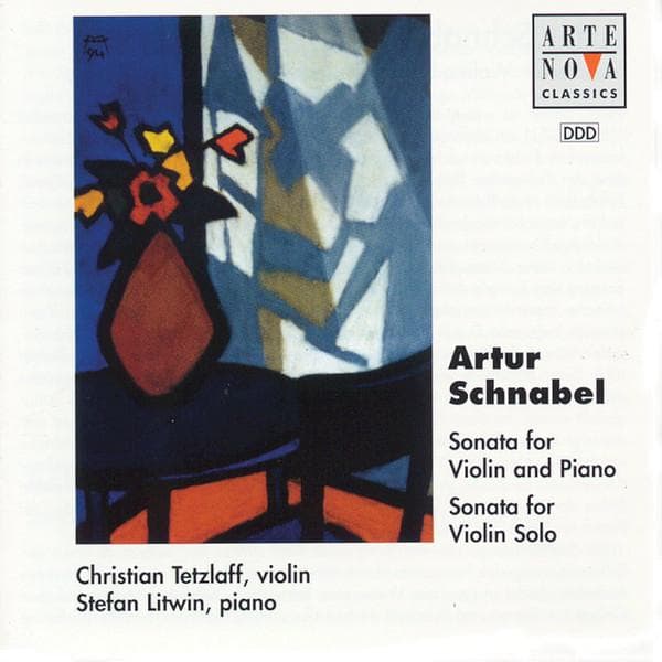 CD SCHNABEL, TETZLAFF; LITWIN - Sonate Pour Violon Seul 74321277982 Arte Nova Class 1995 Europe Classical Used