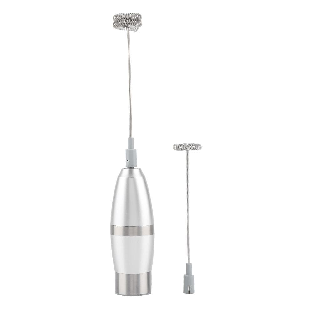 Handheld Electric Milk Frother Coffee Foam Maker with Stainless Steel Spring Whisks Stirrers