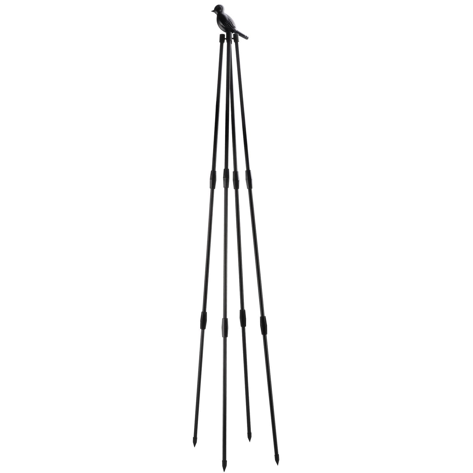 Garden Obelisk Vertical Climbing Plants with 4 Metal Stakes for Cucumber Rose Runner Beans
