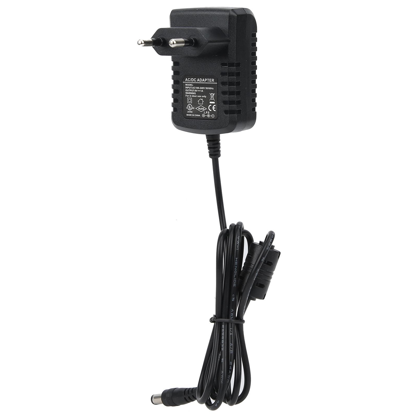 Effect Pedal Power Supply Adapter 9V 1A for Electric Guitar Organ Keyboard Amplifier 100?240VAU