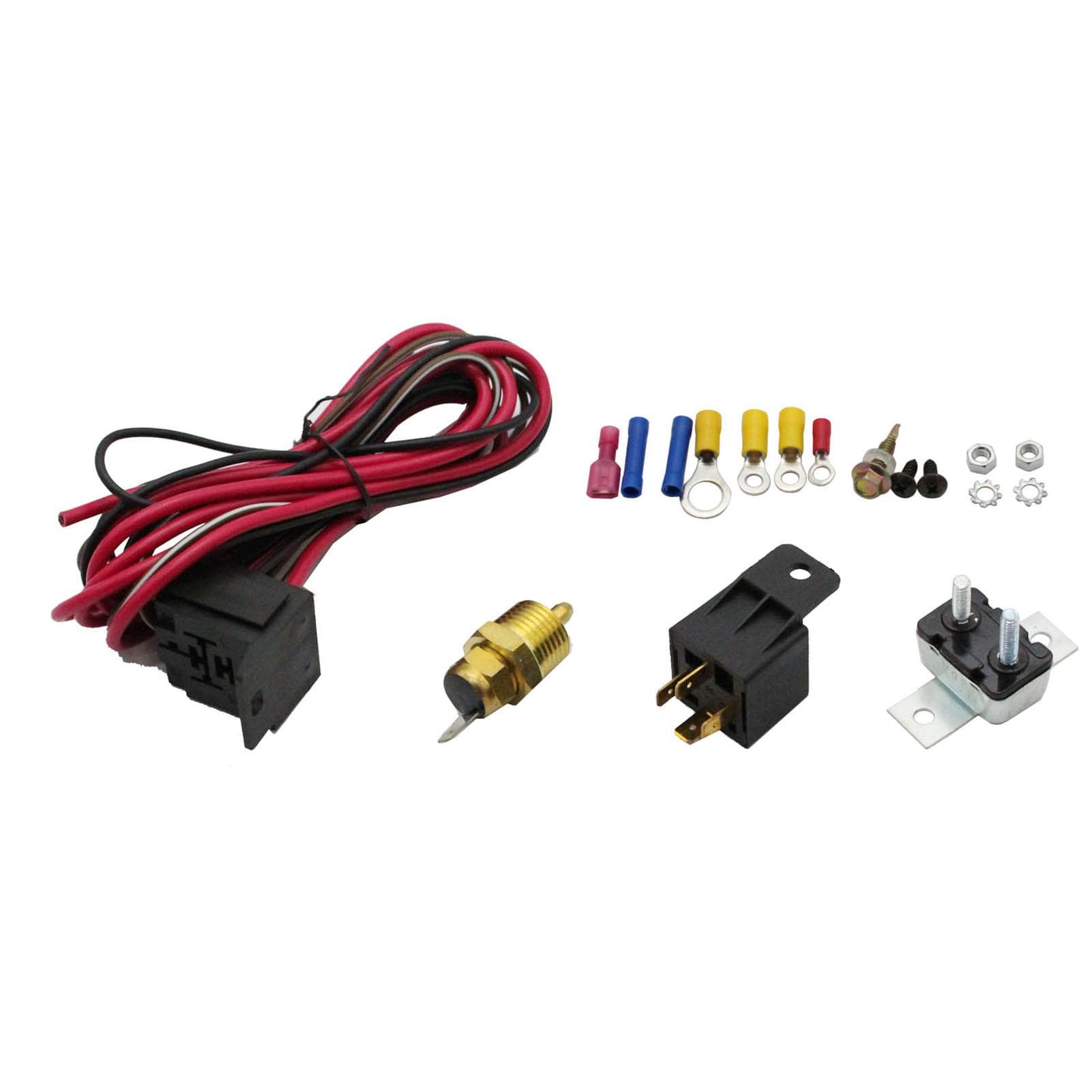 Fan Thermostat Kits Temperature Relay Kits 3102 175-185° SBC BBC multicolour