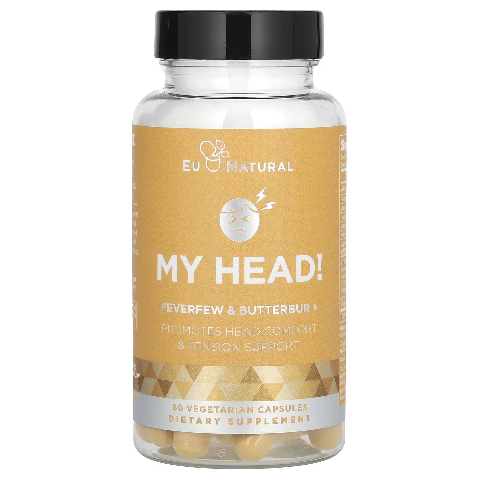 Eu Natural, My Head, Feverfew & Butterbur, 60 Veggie Capsules