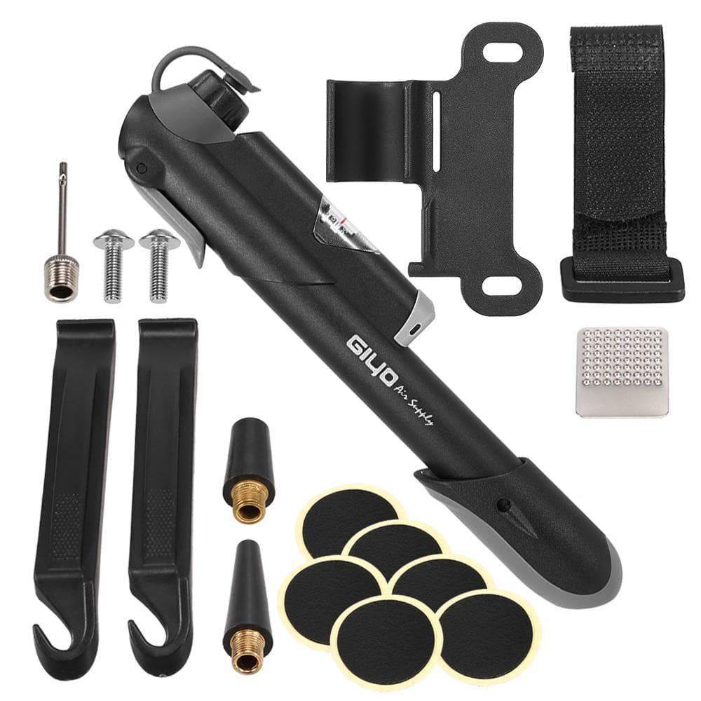 Mini Bike Pump Bicycle Pump 120PSI High Pressure Bicycle Air Pump with 41 Manual Valve changing
