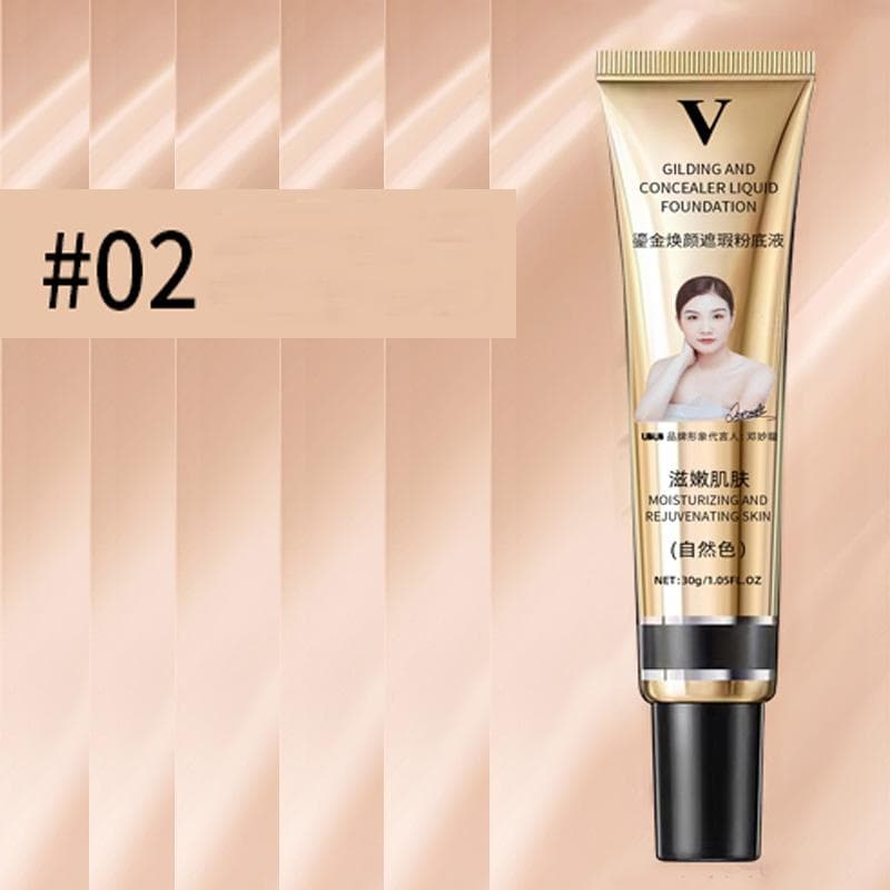 3 Colors Makeup Liquid Foundation Cream Waterproof Lasting Cover Acne Base Cream Moisturize Matte Concealer Cosmetics