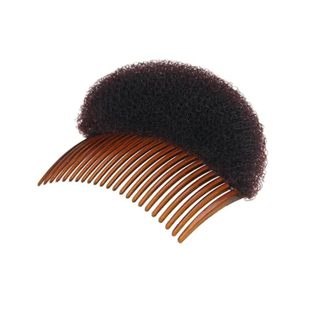 Head Fluffy Hair Pad Invisible Comfortable Sponge Hair Pad Bangs Raised Cushion Hair Comb Hair Styling Tool brown