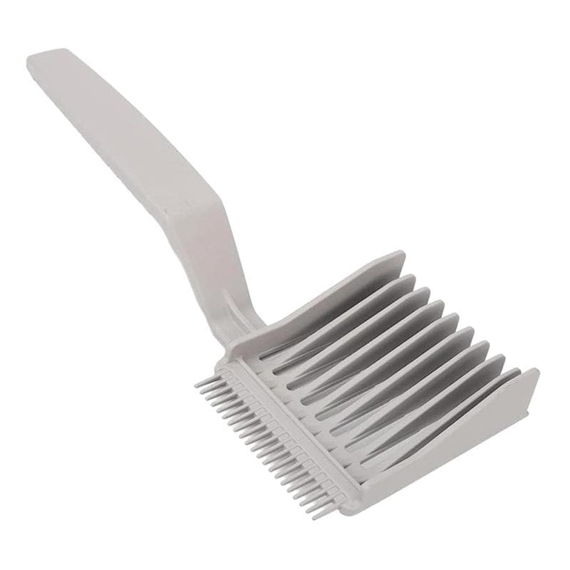 Men's Gradient Hairstyle Comb Hair Cutting Tool Professional Hair Comb Styling Tools Men Flat Top Guide Comb Haircut Clipper gray