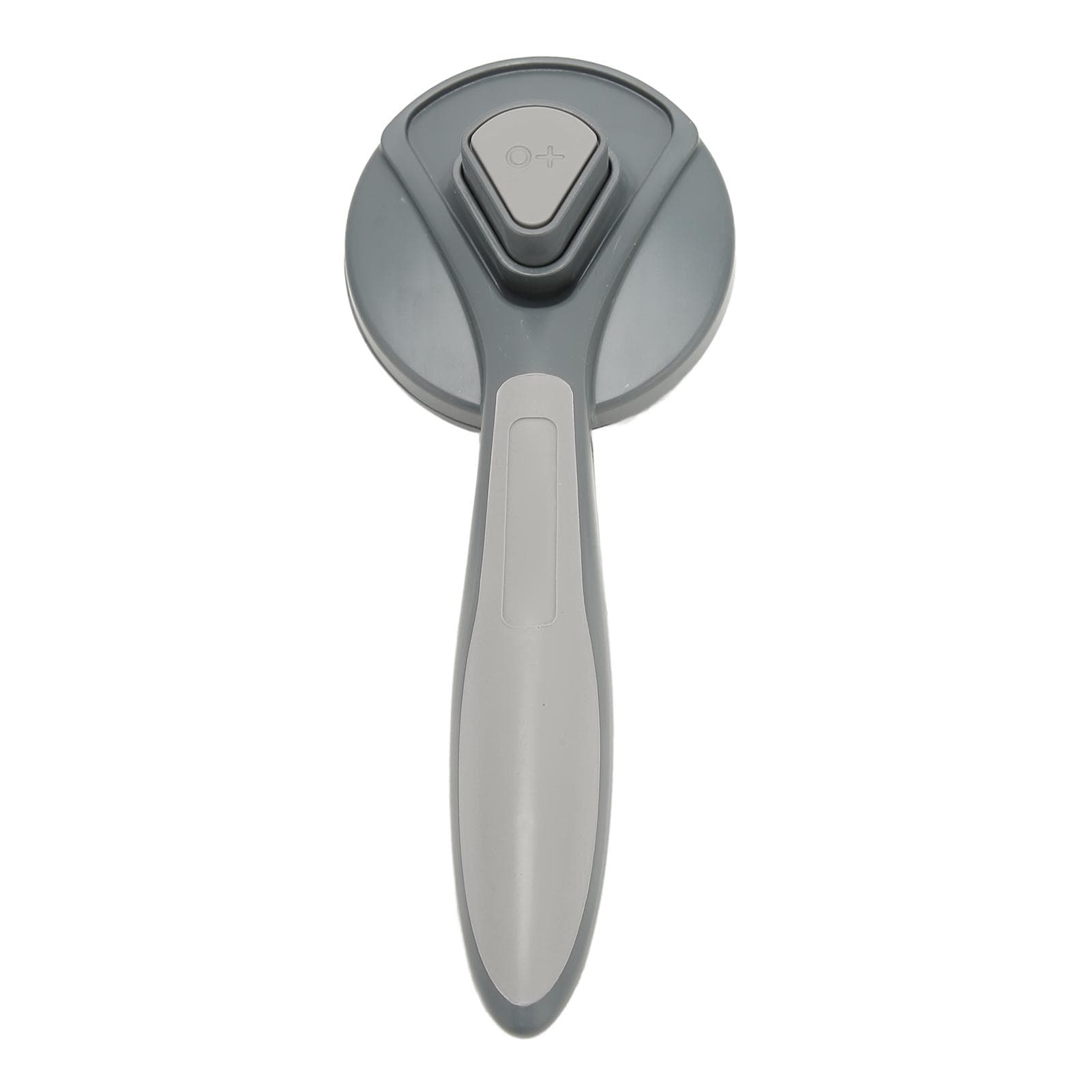 Cat Brush Stainless Steel Needle Massage Fur Removal Self Cleaning Slicker Brush Pet Grooming Tool grey