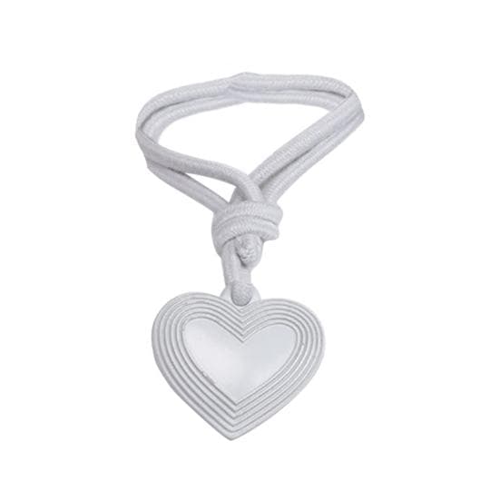 Stylish Heart Window Curtain Tie Rope Tieback Holder Bedroom Home Decoration light grey