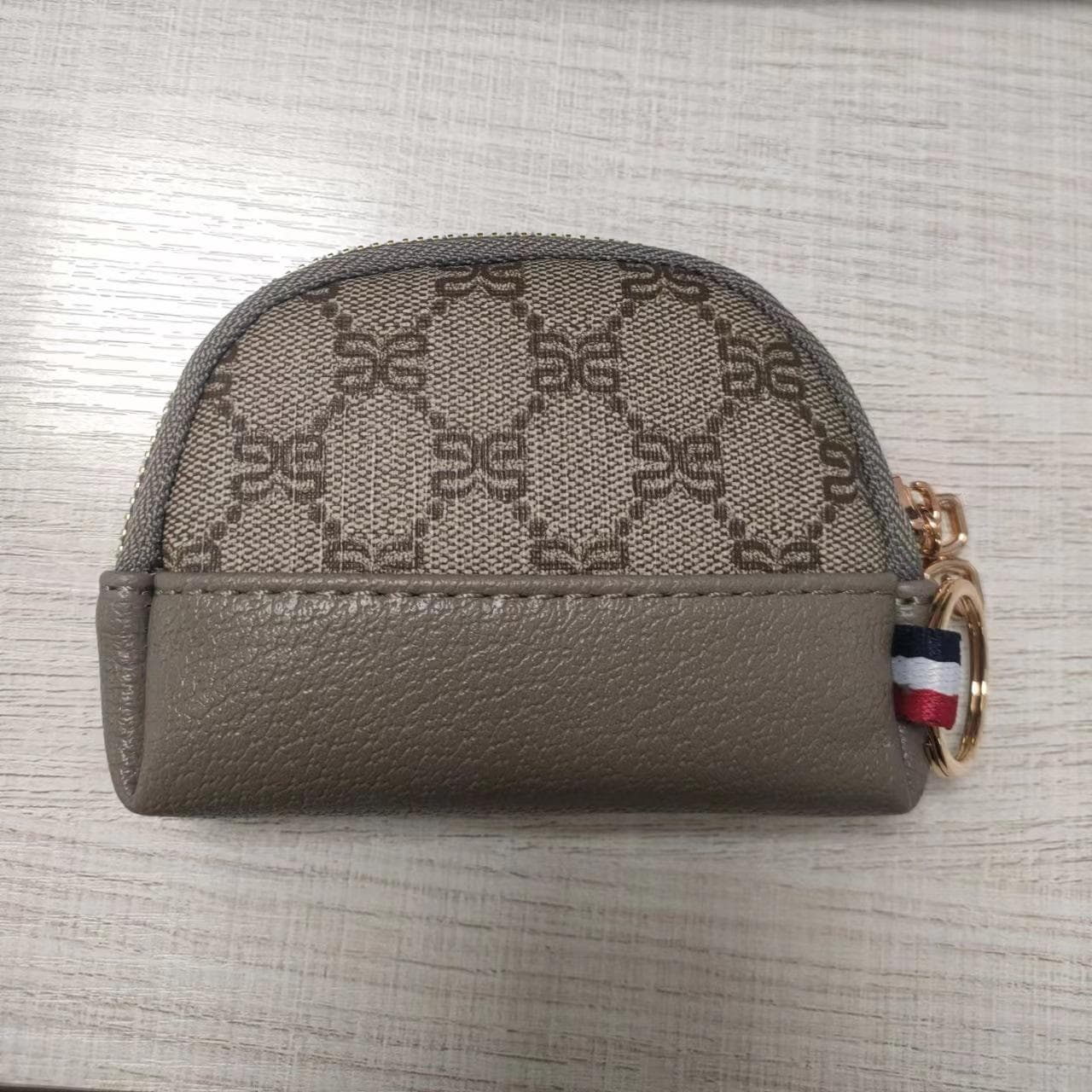 Women's Bag, European and American Printed Women's Coin Purse, Wallet, PVC Color-matching Small Zipper Bag