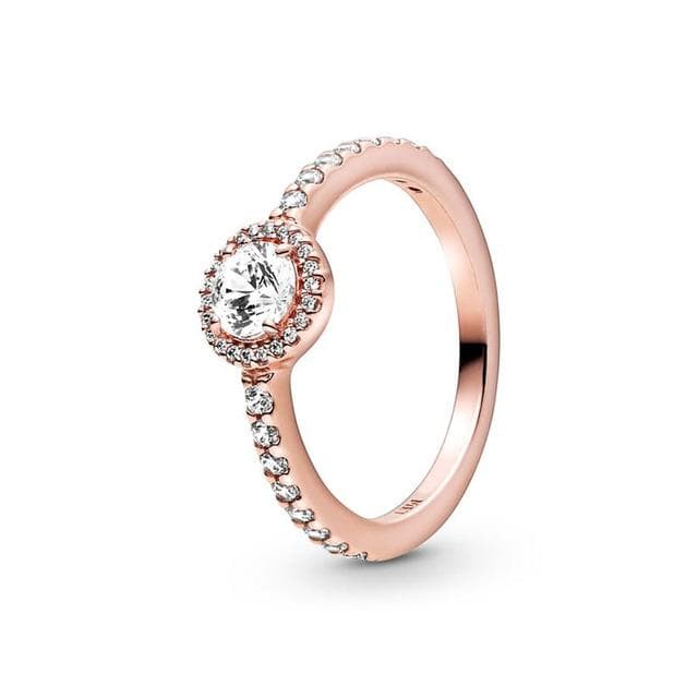 2023 New 925 Silver Ring Sparkling Zircon Love Heart CZ Ring For Women Engagement Gift Pandor Jewelry Authentic 8