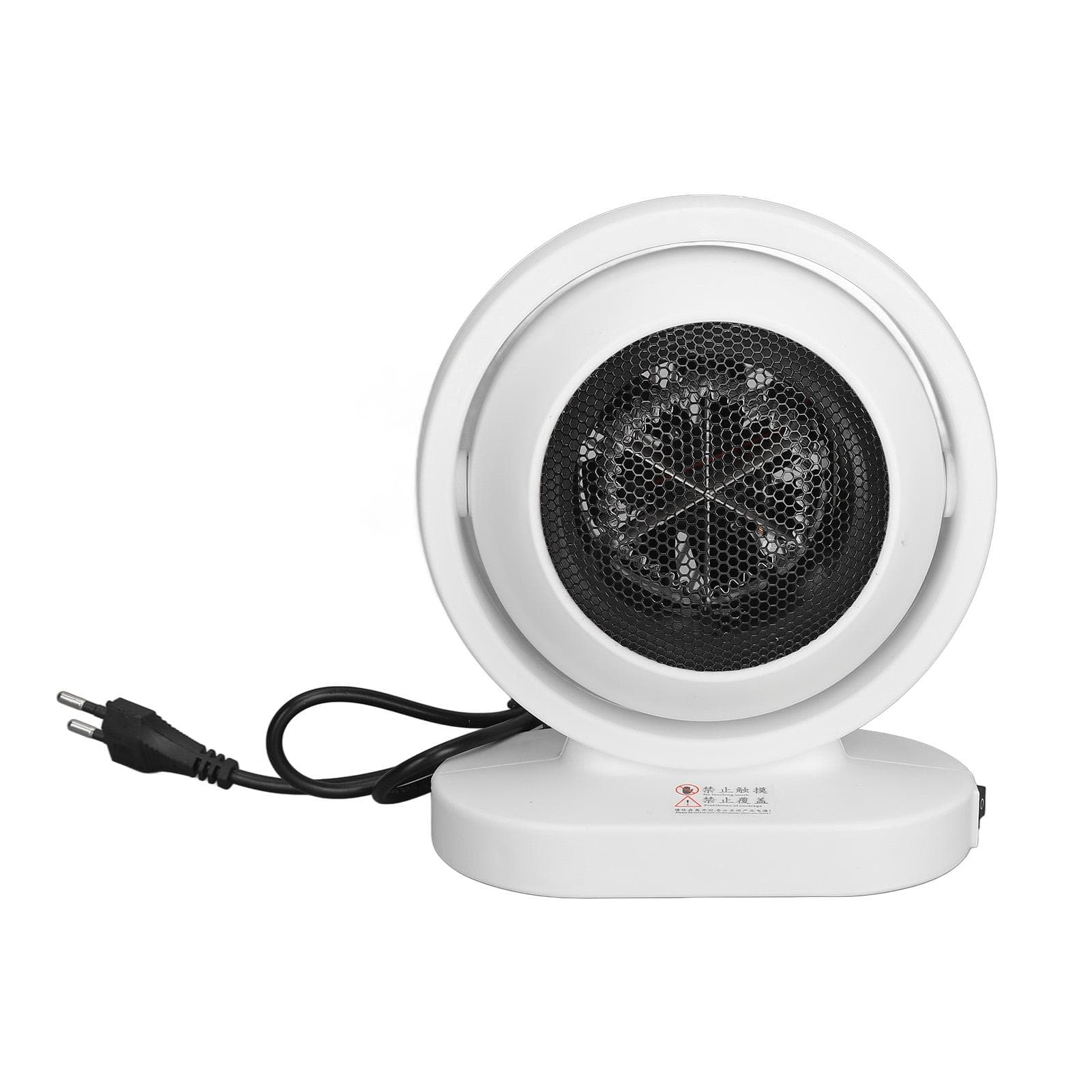 Desktop Heater High Power Fast Heating Energy Saving Portable Small Electric Personal Space Heater white