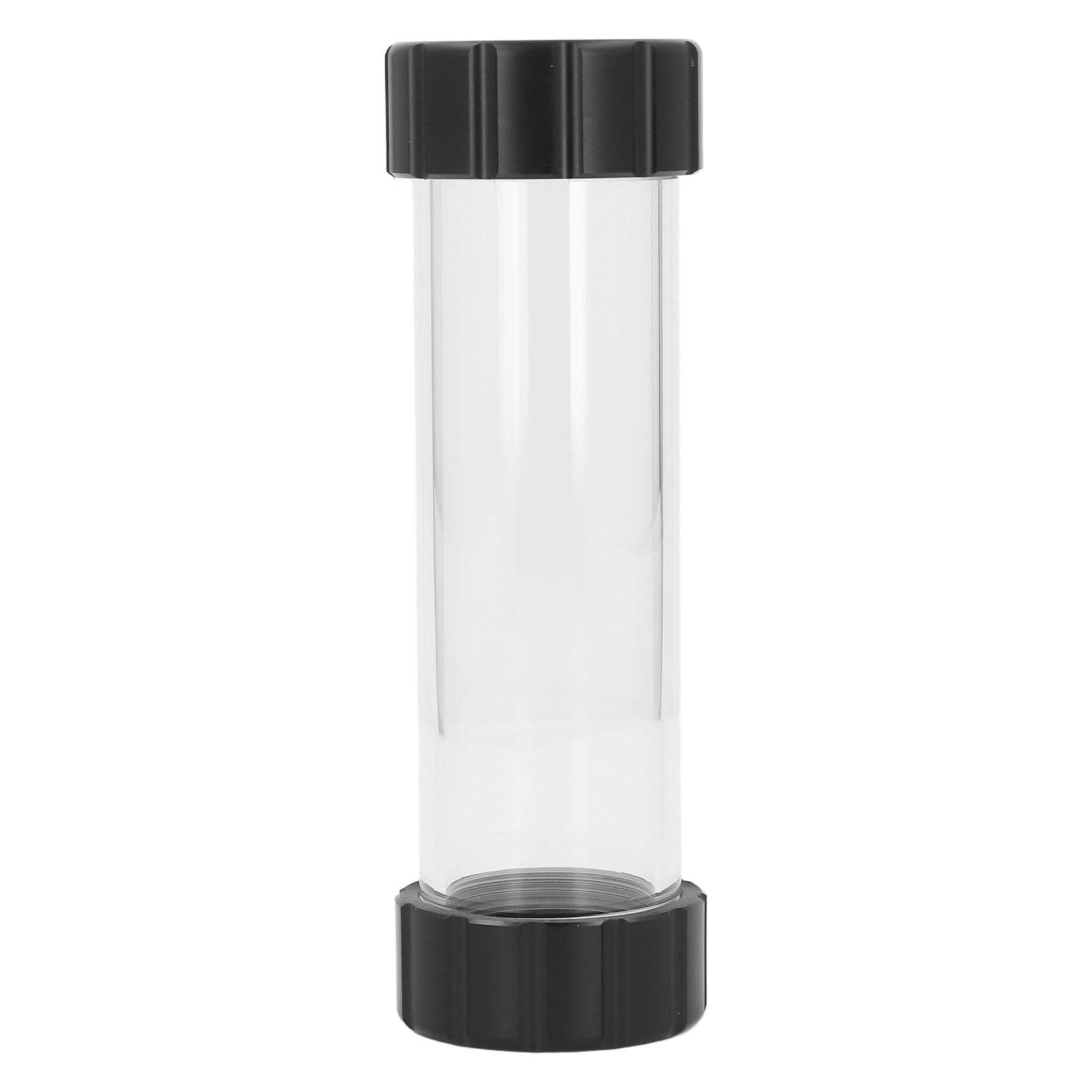 Computer Water Cooling Cylinder Transparent 220ml Water Cooler Reservoir Tank for Desktop PC 187mm