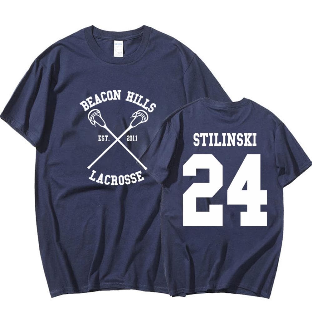 Teen Wolf Shirt STILINSKI 24 LAHEY 14 MCCALL 11 Fashion Print Tees The Original Beef of Chicagoland Shirt Harajuku Y2k 90s Tops S