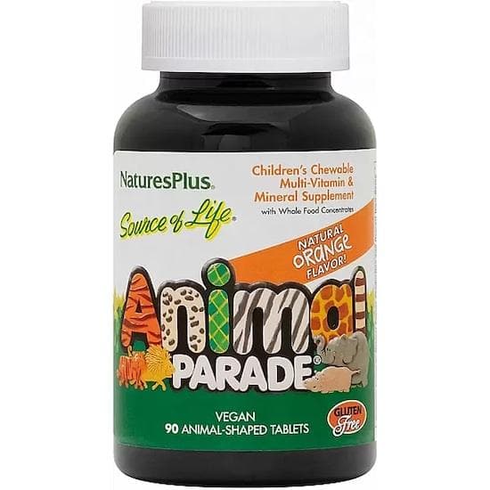Nature's Plus- Multi-Vitamin & Mineral Supplement, ORANGE CHEWABLE 90 Tablets