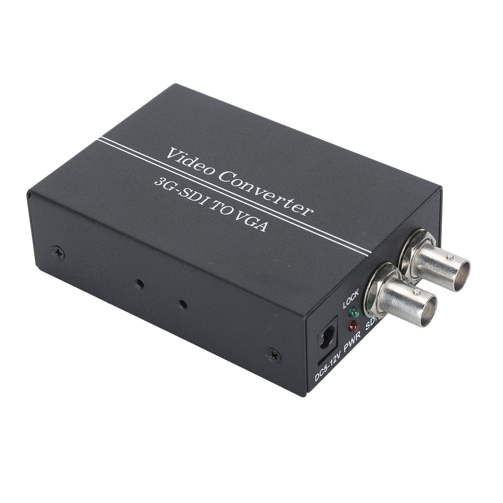 SDI to VGA Sound Converter Support 1080P SD HD 3G SDI to VGA Adapter with 3.5mm Output for VGA SDI US Plug