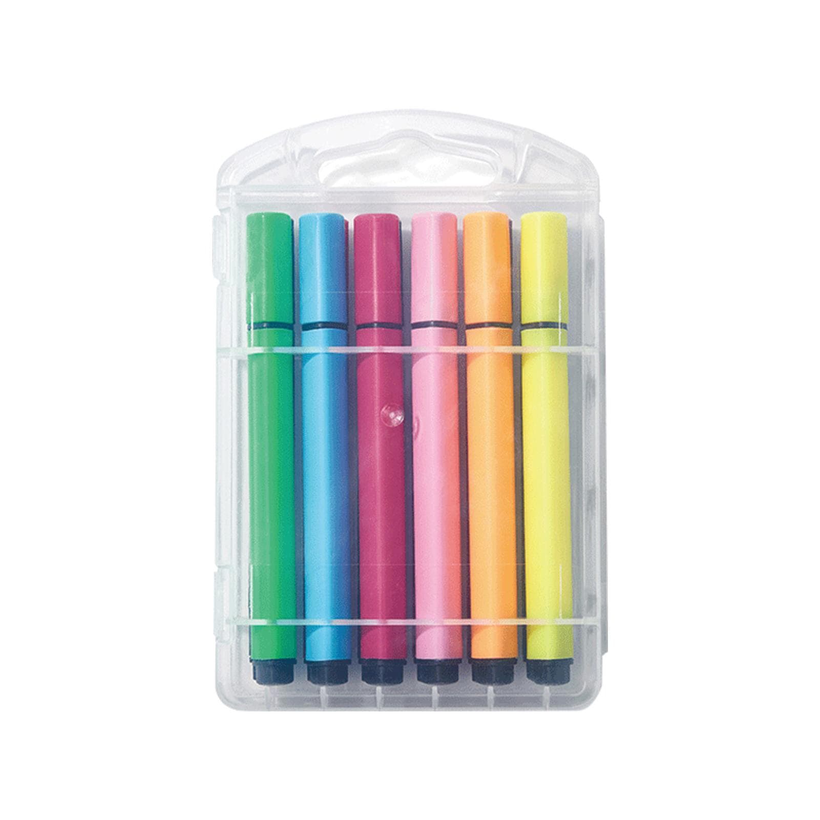 JIELISI 12 Colors Watercolor Marker Pen Rounded Bullet Point Pen Kit Washable Colored Large multicolour