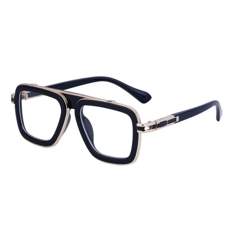 Fashion Square Sunglasses High Quality Vintage Luxury Brand Design Metal Sun Glasses UV400 Shades for Men Women