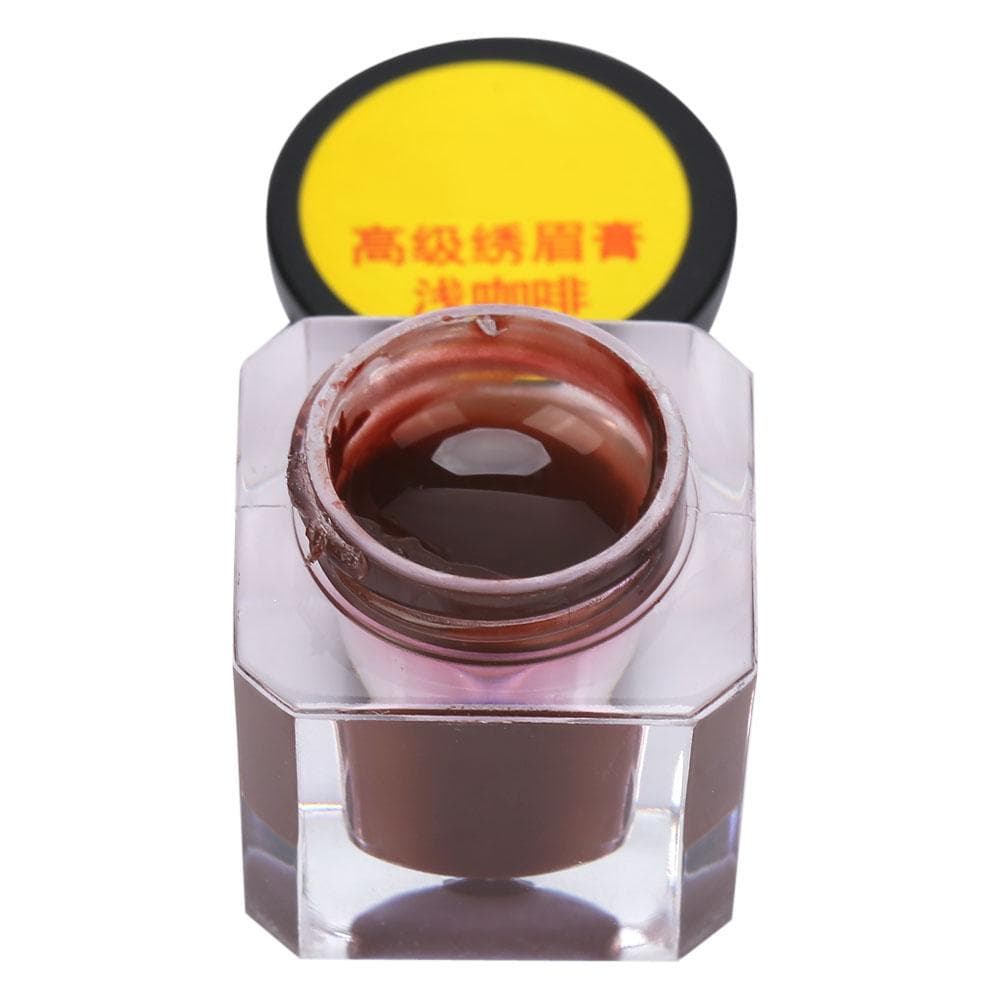Microblading Tattoo Equipment Multi Function Pen Needle Pigment Ring Practice Kit Light Coffee