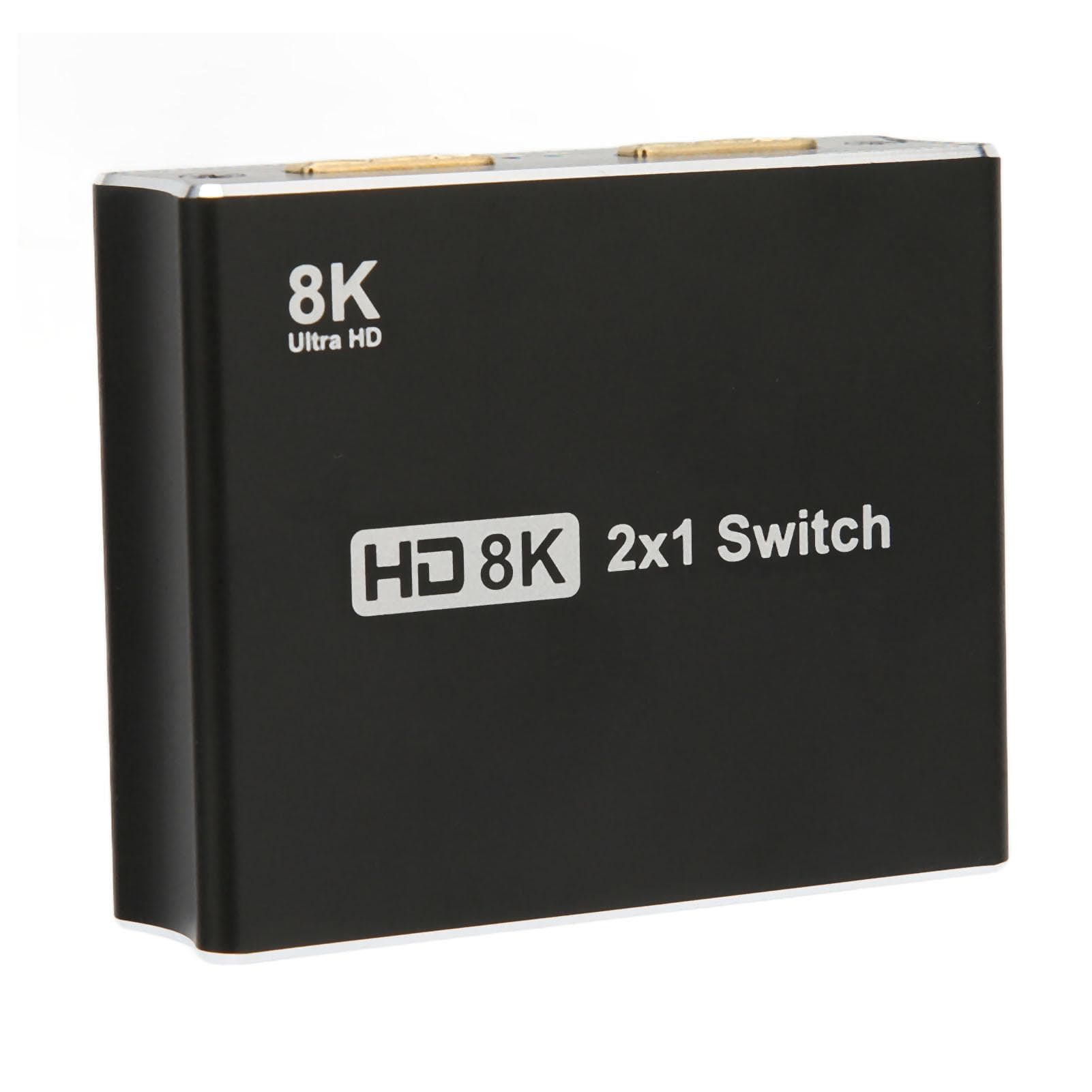 HD Multimedia Interface Switch High Speed 48Gbps 8K 60Hz 2 in 1 Out Switch for HDTV Projector