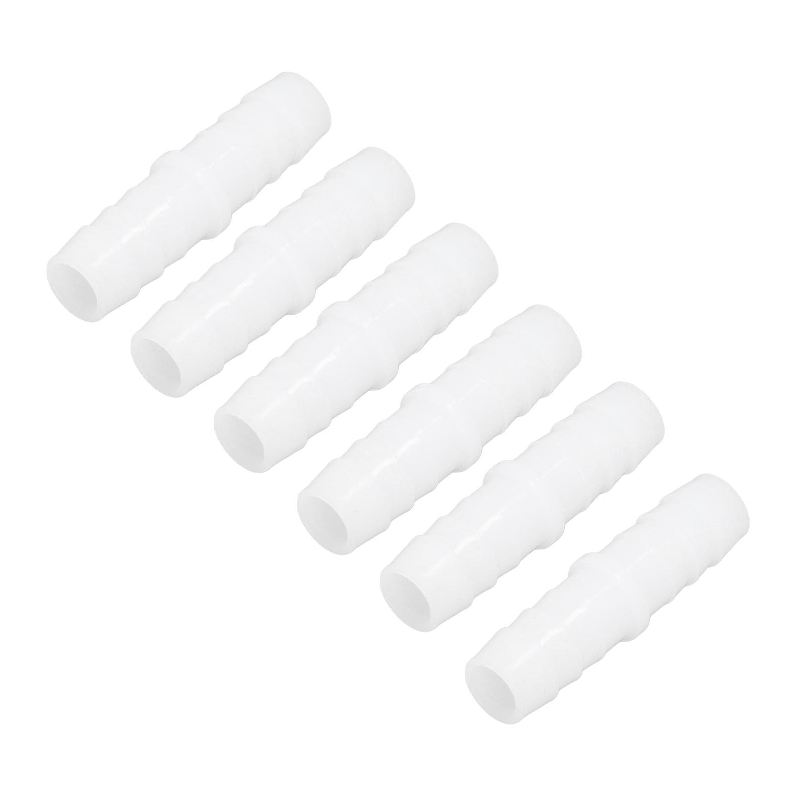 10Pcs Plastic Hose Barb Fitting Straight Equal Barbed Splicer Mender Joint Union Adapter 1414mm