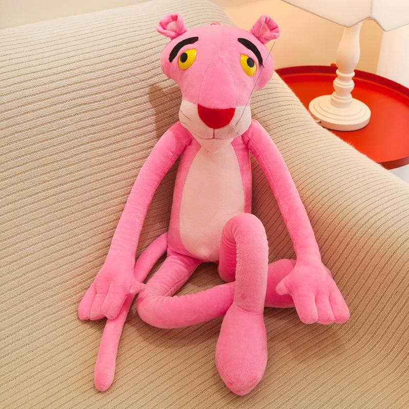 Cute Pink Leopard Doll with Long Legs Stupid and Cute Dalang Pink Leopard Plush Toy Sleeping Doll Pillow Birthday Gift 60cm