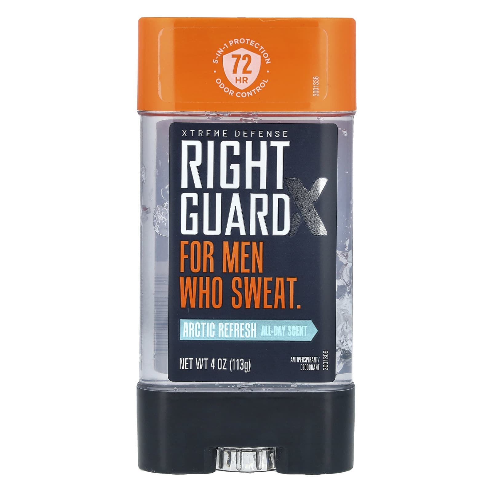 Right Guard, X Extreme Defense, Antiperspirant/Deodorant, Arctic Refresh, 4 oz (113 g)