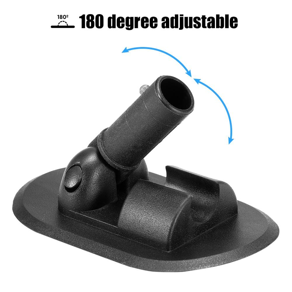 180 Degree Rotation Kayak Canopy Mount Base for Inflatable Boat Canoe Awning Sun Shelter