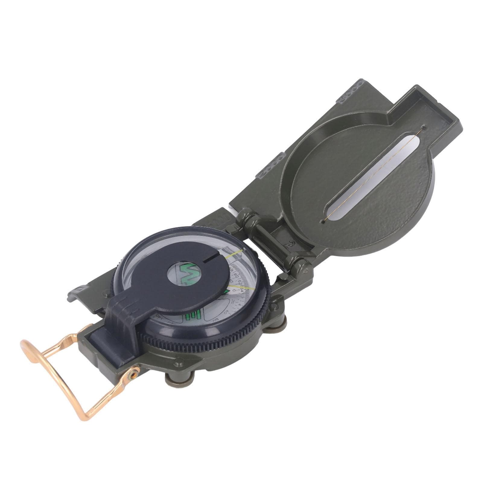 Hiking Compass Multifunction Aluminium Alloy Accurate Responsive Portable Survival Compass for