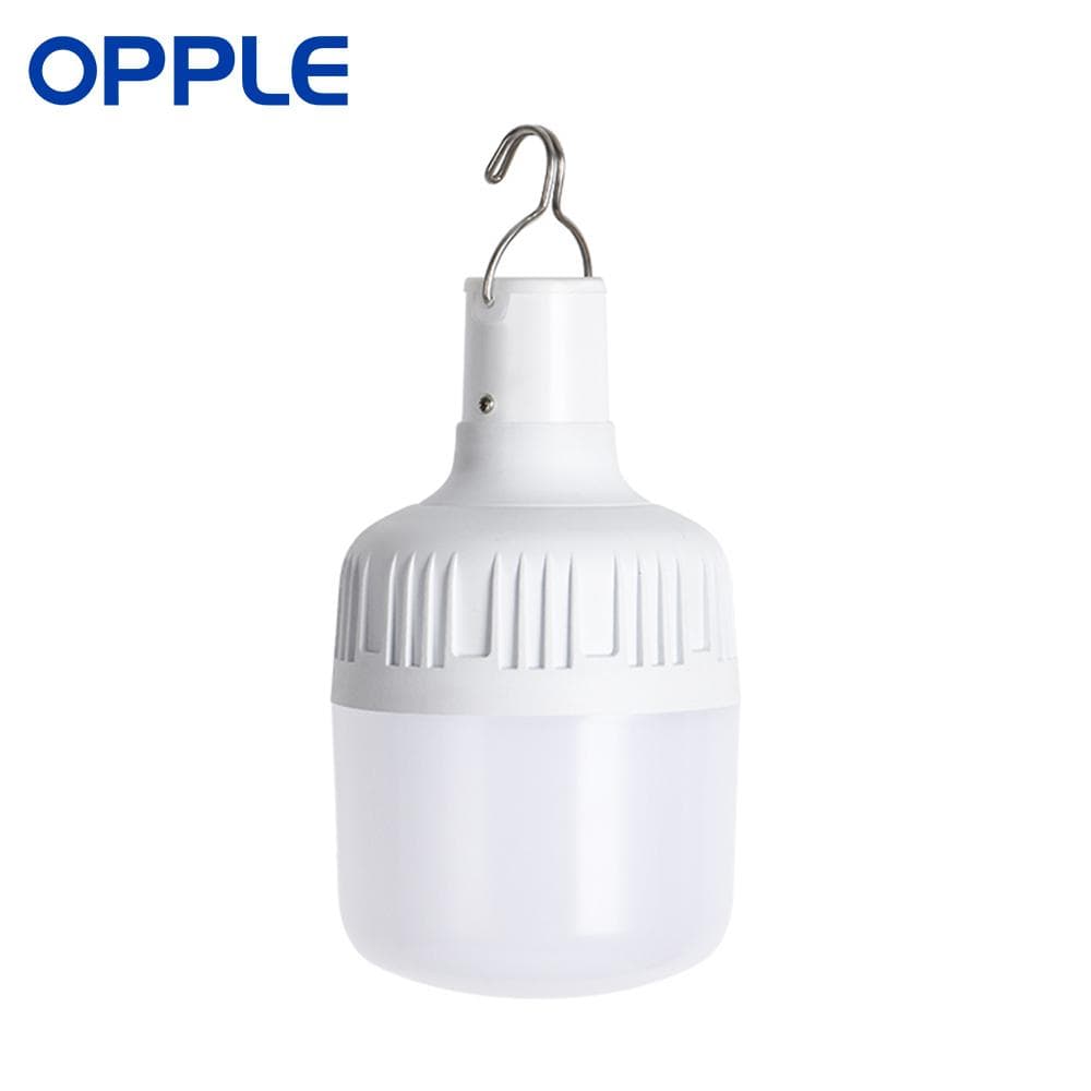 OPPLE LED Rechargeable Emergency Light Bulb USB Charging With Hook 4W 6500K Dimmable 1800mAh 4W