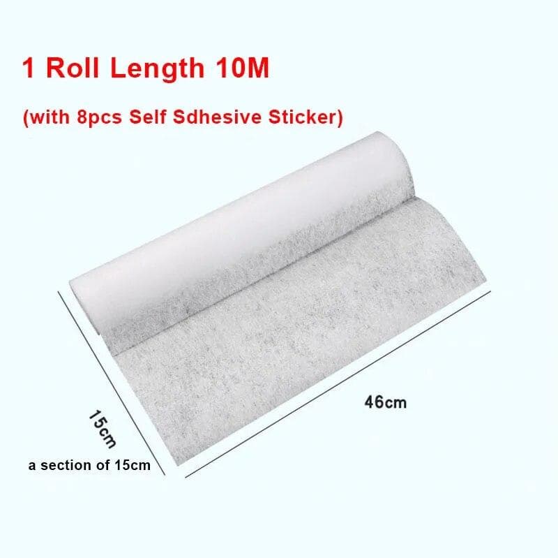 46cm*5/10M Range Hood Filter Paper Non-woven Oil-proof Cotton Filter Disposable Range Hood Exhaust Fan Filter Extractor Tools Length 10m