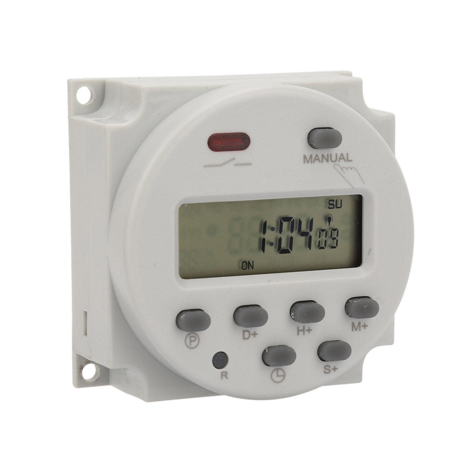 Small Type 7 Days Programmable Digital Displayed Timer Switch 1S~168h 5VA(5V DC)