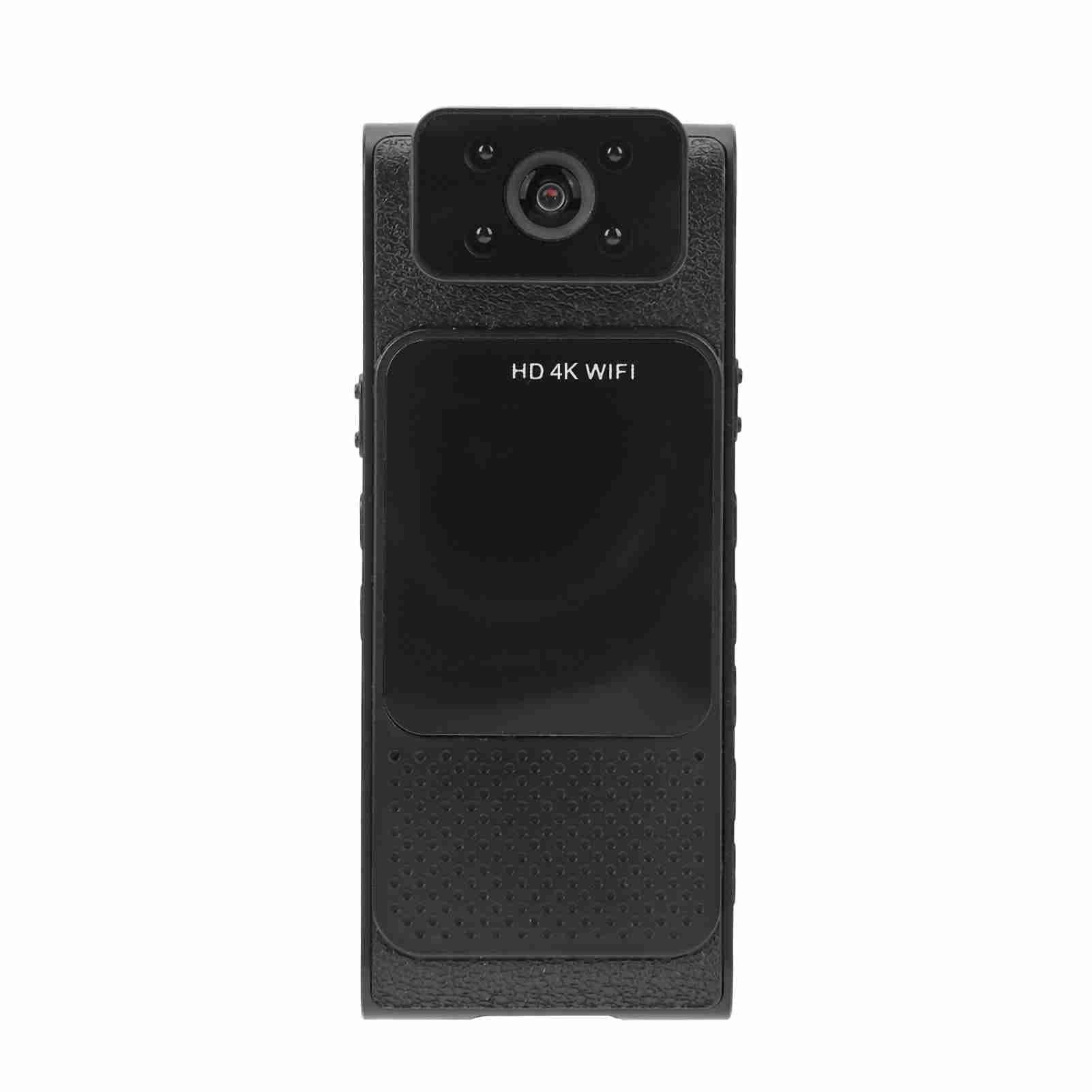 Body Wearable Camera 4K HD WiFi Magnetic 180 degrees Rotating Lens 14 Inch Screw Port 4 Night Vision