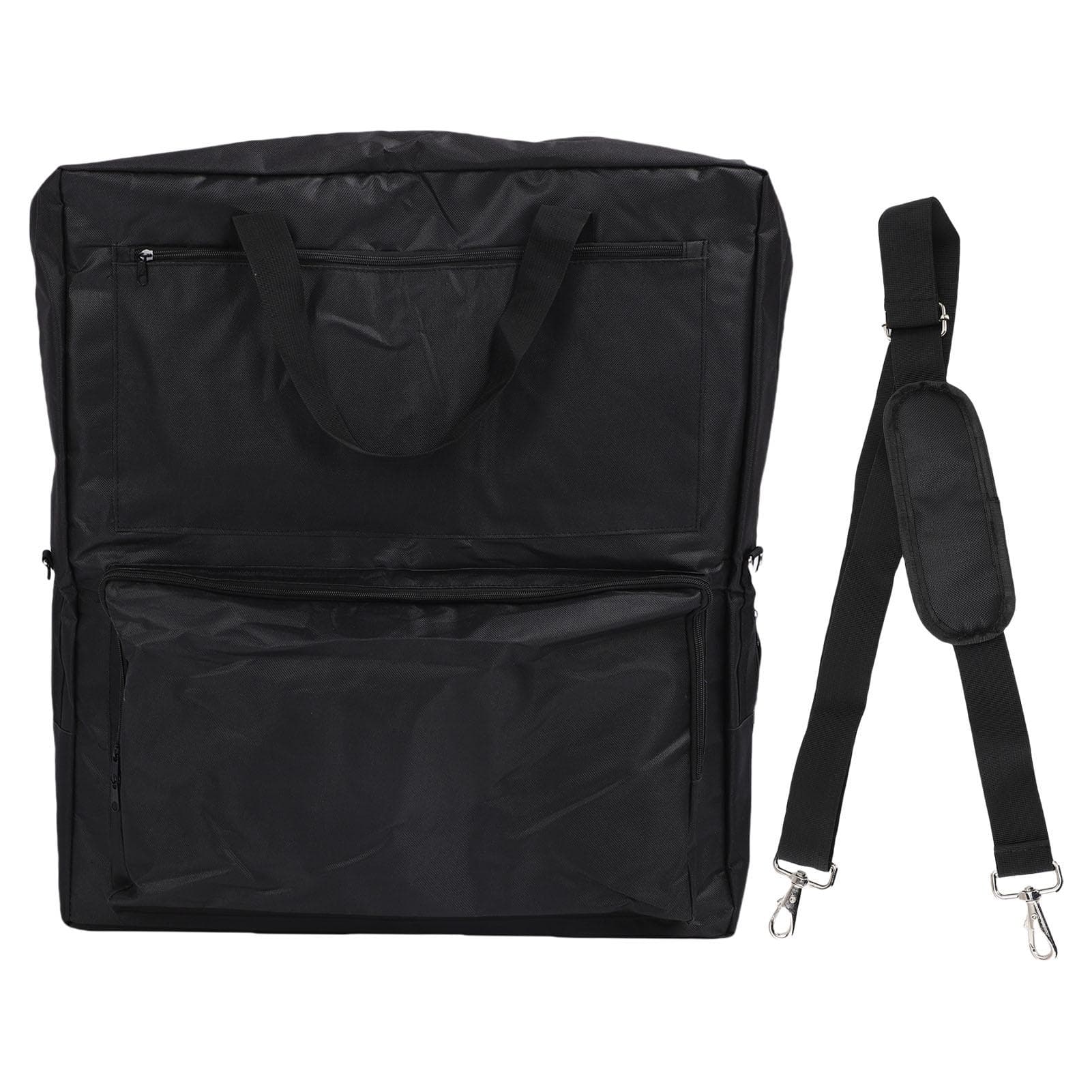 Solar Panel Storage Bag Double Layer Folding Travel Solar Panel Carrying Case for Camping RV Trips