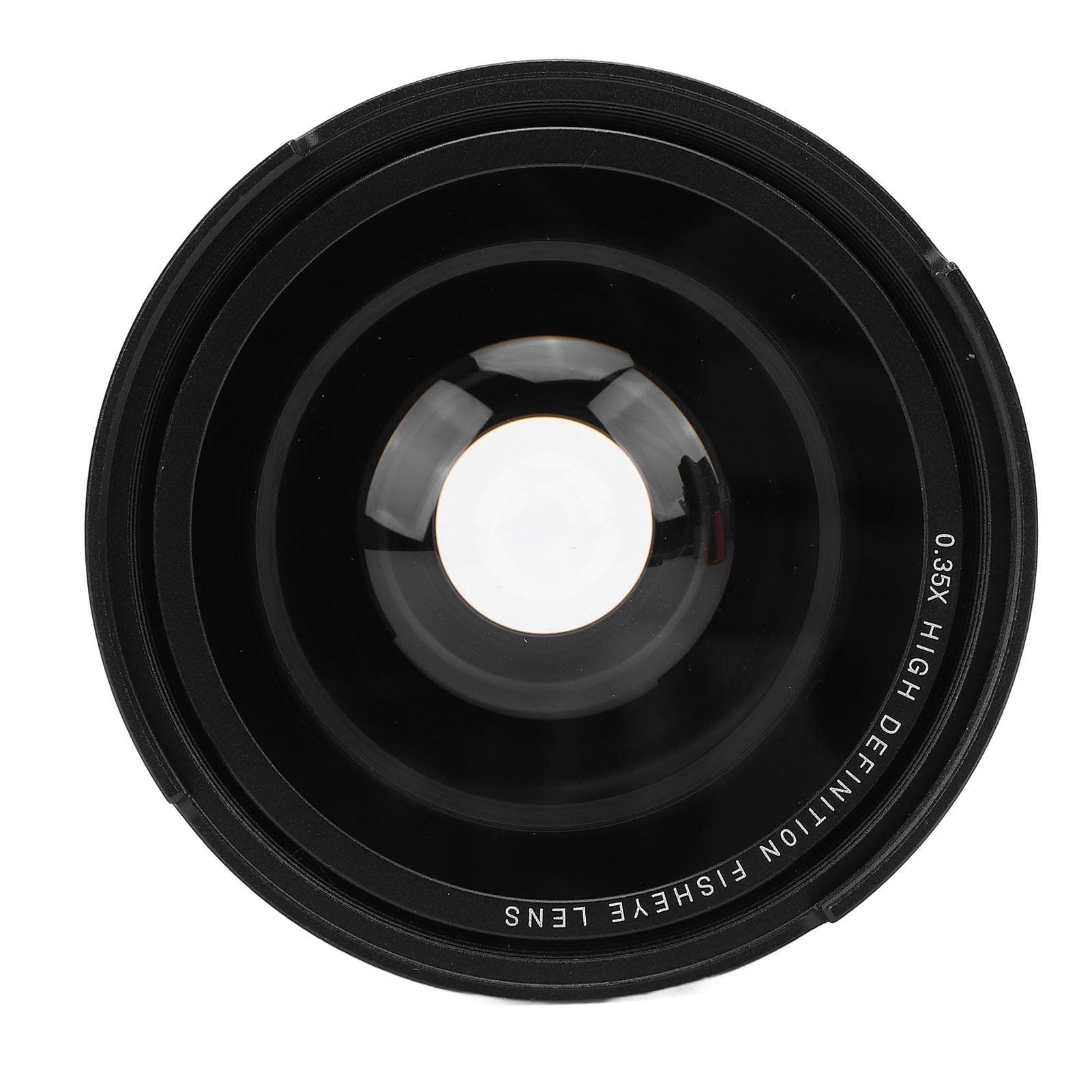 Fisheye Lens 0.35x Super Wide Angle Panoramic Macro 2 in 1 Detachable Lens AF IR Compatible 55mm 55mm