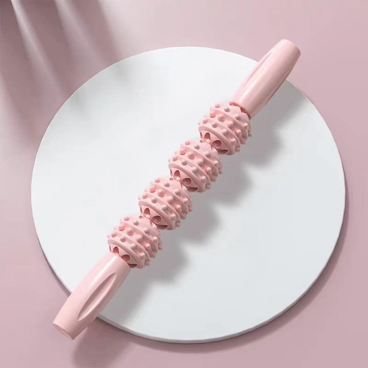 Slender Leg Massage Stick Wolf Tooth Stick Roller Muscle Massager Yoga Fitness Running Relaxation Stick Fitness Fascia Stick